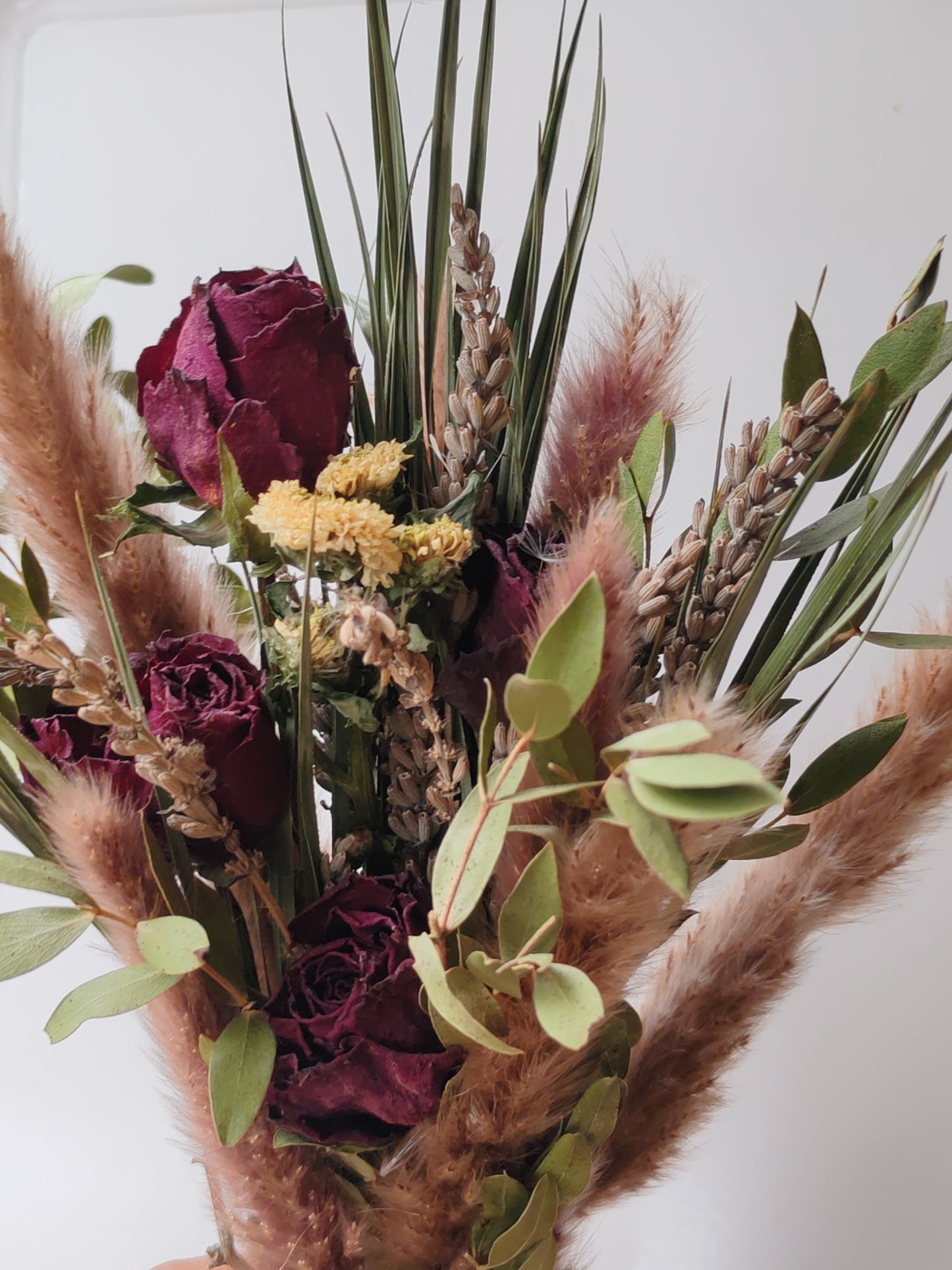 Petit Bouquet - Fleurs séchées - Roses /Lavande/Graminés